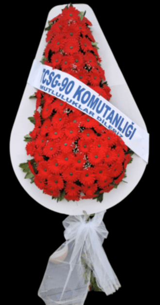 Ayaklı Çelenk-Duvak Yapay Çiçek 